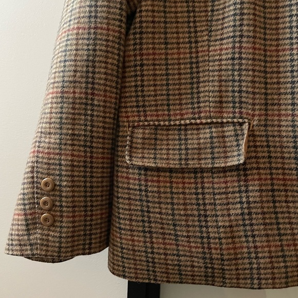 Wool plaid coat - Picture 3 of 3